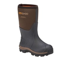Dryshod Haymaker Farm Pull On Rain Boys Brown Casual Boots HAY-KD-BR