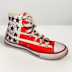 Converse Chuck Taylor All Star USA Flag High Top Sneakers Size 2.5