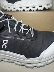 On Cloud Cloudhero Mid Waterproof Black White 3YD30020299 Unisex 6.5 Youth 8W