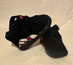 Jordan Unisex Kids Low Top Athletic Sneakers Black Hook & Loop US Size 6