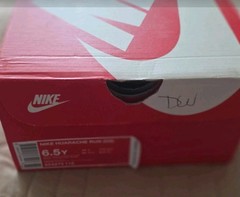 Nike Huarache Run (GS) White Low Top Sneakers 6.5Y EU 39 654275-110