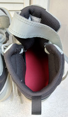 Nike Court Borough Mid 2,Medium Ash Light Silver, Youth,Size 5y,Shoes,CD7782-200