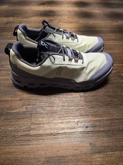 On Running Cloudhero Waterproof Aloe/Feather Size 6.Y/7.5W NWB!