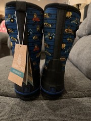 LongCone Kids Mud Boots Construction Monsters Size 4 Big Kids
