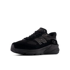 New Balance Kids FuelCell 990 V6 Lace-up Sneakers – Black/Black Metallic