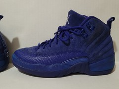 Nike Air Jordan 12 Retro Deep Royal Blue Suede 153265-400 Youth 4Y LEGIT CHECKED