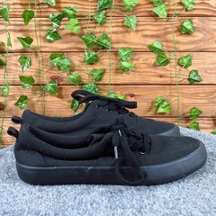 Art Class Blake Boys 5 Jet Black Textile Sneakers Casual Comfort Lace-Up
