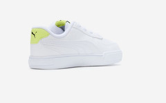 PUMA Caven AC Infant Lace Up Infant Sneakers Casual ~ White / Lemon