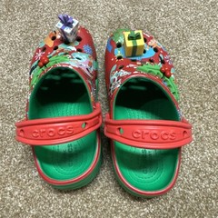 Disney Iconic Christmas Crocs Clogs Mickey & Friends Holiday Presents Child 12