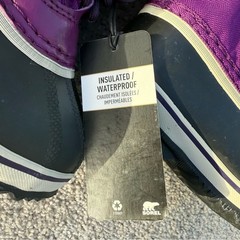 NEW Sorel YOOT PAC Nylon Waterproof Insulated Boots w/removable washable liner