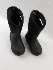Bogs – Kids Classic Insulated Black Rubber Boots – Wellies Gardening Mud