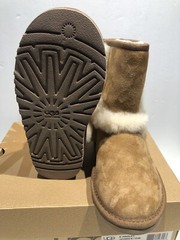 UGG K HADLEY BOOTS 1010253 CHESTNUT KIDS SIZE US11/UK 10/EU 28/JAPAN 17.5 NEW