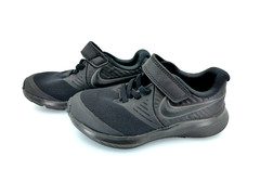 Nike Star Runner 2.0 Black Athletic Shoes Size Child 10.5C New