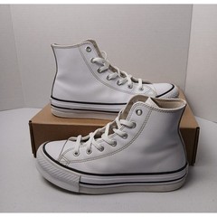 Converse Chuck Taylor All Star Move White Leather Platform High Top Kids Size 4