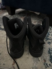 Nike Woodside 2 High (GS) Black High Top Leather Boots 4Y 524872-004