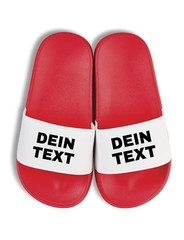 Kids Flip Flops Print Wish Text Personalised Gift Boys Girls