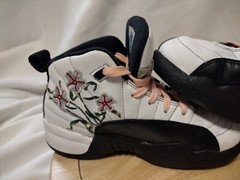 Size 1 Y(PS) – Jordan 12 Retro Mid Floral (DR6954-100) CLEAN