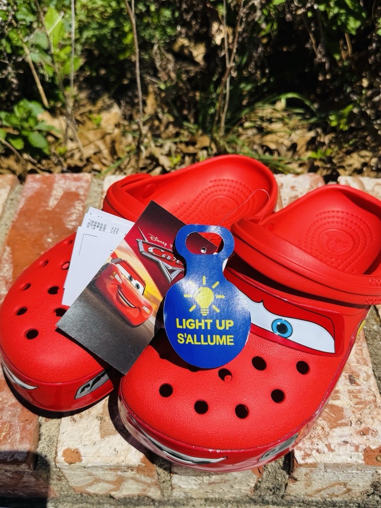 Crocs C-10 Child Lighting McQueen Limited NWT New With Tags 🏷️ Fast Shipping.