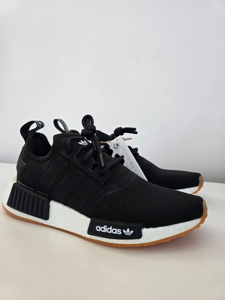 Size 4.5 – adidas NMD R1 Refined Low Black White