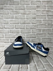 New Balance 480 Blue/White Leather Low Top Court Shoes GSB480TB Size 6.5 New