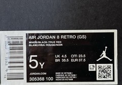 Kid’s Size 5Y Air Jordan 8 Retro ‚Bugs Bunny‘ 305368-100