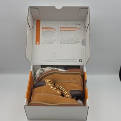 Timberland Premium 6 Inch Waterproof Boot Wheat Nubuck Kids Size 7 NIB