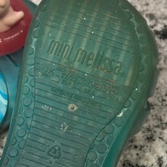 Mini Melissa Infant 6 Possession Aranha Pig Jelly Sandals Teal Green Fisherman