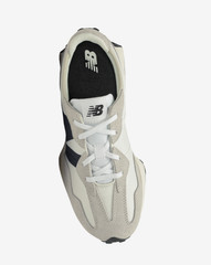New Balance 327 Black Silver Birch White GS327FE GS SZ 4Y-7Y Womens New Casual
