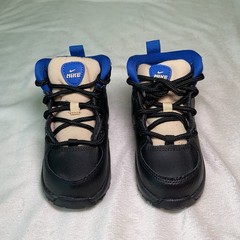 Nike Manoa LTR Boots Black Sesame Game Royal Kids Toddler BQ5374-003 NEW Size 6c