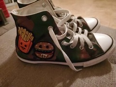 Converse 662991F Ct All Star High Top Camo Sneaker Shoes Kids Size 3 ( 3)