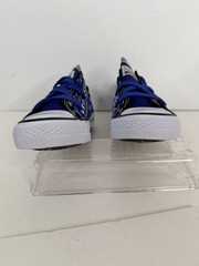 Collection’O Kids Plaid Canvas Sneakers Blue Black Lace Up Size 5 NWT