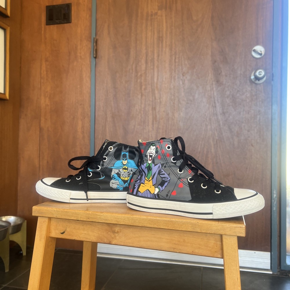 Converse All Star DC Comics Joker/Batman High tops – Kids Size 1