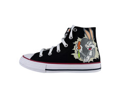 Converse Chuck Taylor Bugs Bunny 80th All Star Hi Top Sneaker Youth Kids Size 1