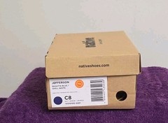 Native Jefferson Regatta Blue Waterproof Sneaker Shoes Toddler Size C8