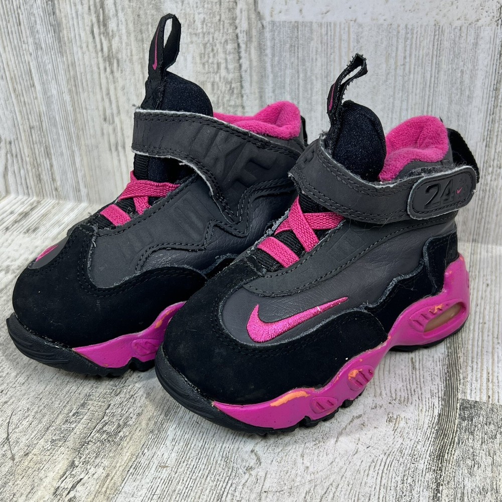 Nike Air Griffey Max 1 (TD) Size 4C Black & Pink Retro 552985-006