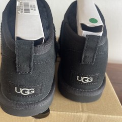 Kids UGG Classic Ultra Mini Boot Black Size 4 US [1130750K] NEW W BOX