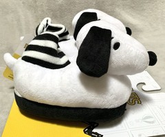NEW Peanuts SNOOPY Kids‘ 3D Figural Plush Slip-On Sock-Top Slippers Size 7/8