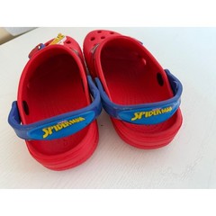 Crocs Kids Marvel Spider-Man Clogs Red Blue Jibbitz Size 13 C13 Boys Girls