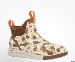 Xtratuf Kids Camouflage Waterproof Ankle Rain Boot Size 11 Brown Beige Rubber