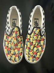 Bart Simpson Limited Edition Kid’s Vans Sneakers Size 5.