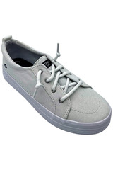 Sperry Crest Kids Unisex Vibe Canvas Platform Sneakers White