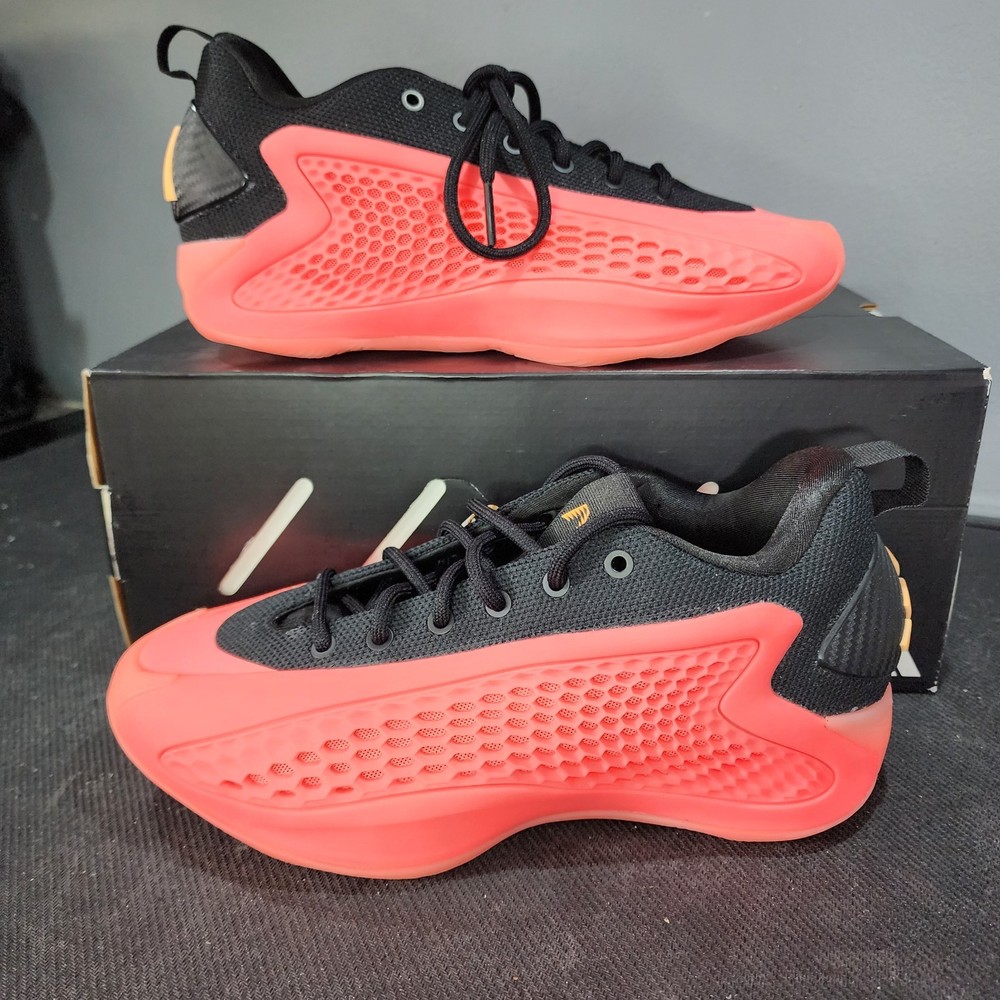NIB adidas A.E. 1 Low Anthony Edwards Kids Youth sz 5 Basketball Shoe Pink/Black