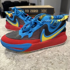 Size 6.5Y – Nike Kyrie 8 GO SE (GS) Black Blue Tour Yellow | DQ8080-012