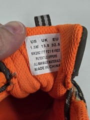 Merrell Chameleon 7 Access Mid WTRPF Hiking Boot Unisex Child 1.5M Grey Orange