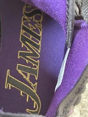 Nike LeBron XVII 17 GS Lakers EP Eggplant Youth Shoes Size 5Y BQ5594-004 EUC