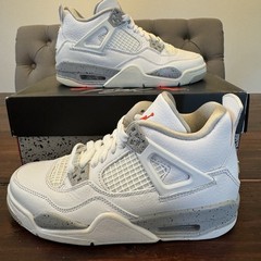 Air Jordan 4 Retro White Oreo (GS) Shoes Size 3.5Y (Women’s 5) DJ4699-100