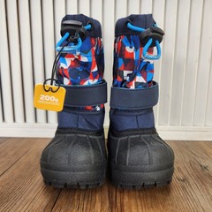 Columbia Toddler Powderbug Plus II Tree Print Size 4 Insulated Winter Snow Boots