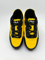 Fila Cress Color Block, Kid (SIZE 2), Black/Yellow/White