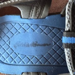 Eddie Bauer Ethan Kids Black Blue Closed Toe Hiking Sandals Water Shoes Size 13
