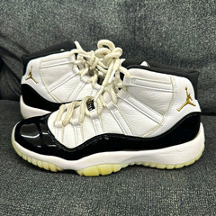 Jordan Air Jordan 11 GS Defining moments White/Black Leather US 6y 378038-170
